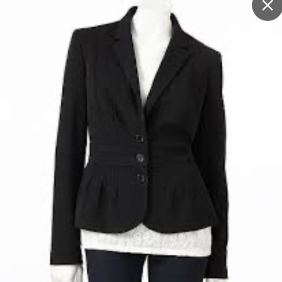 Elle Pleated Front Blazer size 10 - Picture 4 of 5